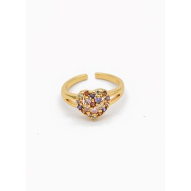 ANILLO GRADUABLE RODIO XUPING YXZ CRISTALES