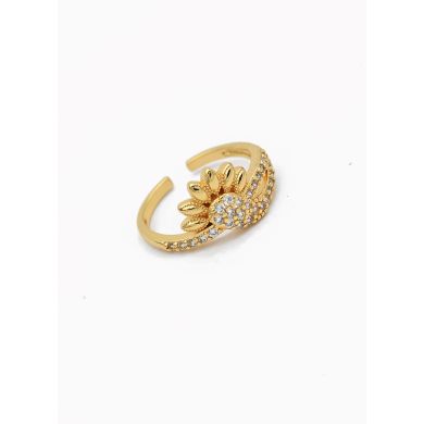 ANILLO GRADUABLE RODIO XUPING YXZ CRISTALES