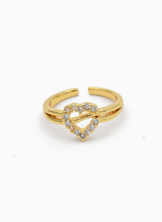ANILLO GRADUABLE RODIO XUPING YXZ CRISTALES