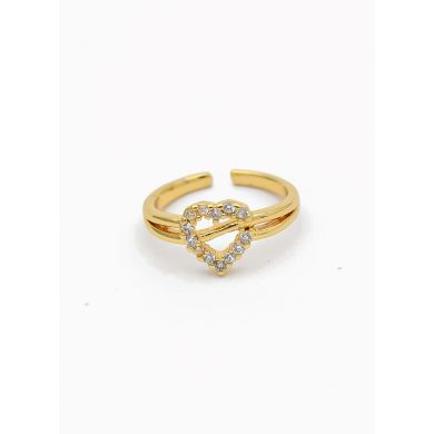 ANILLO GRADUABLE RODIO XUPING YXZ CRISTALES