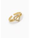 ANILLO GRADUABLE RODIO XUPING YXZ CRISTALES