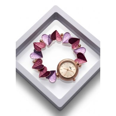 RELOJ  CALIDAD AA PULSO METALICO ELASTICO FRAGMENTADO / NO SUMERGIBLE