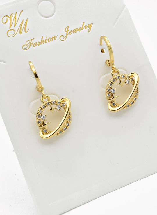 ARETES RODIO MARCA XUPING MICROCIRCONES /YSX