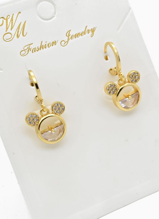 ARETES RODIO MARCA XUPING MICROCIRCONES /YSX