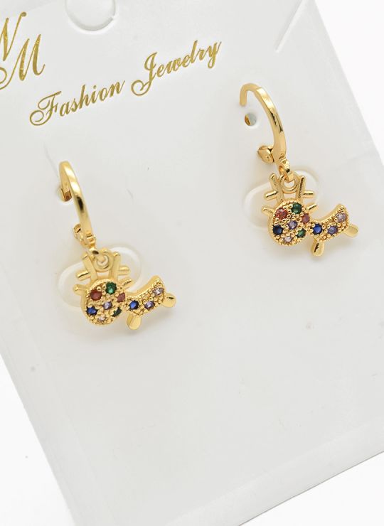 ARETES RODIO MARCA XUPING MICROCIRCONES /YSX