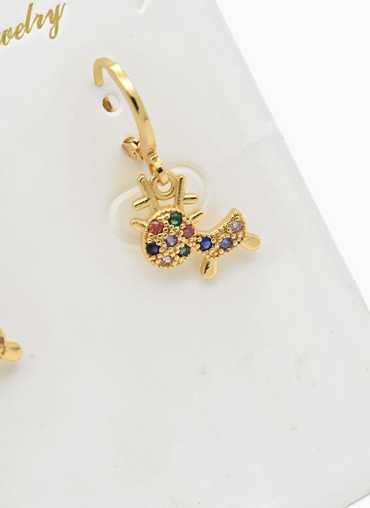 ARETES RODIO MARCA XUPING MICROCIRCONES /YSX