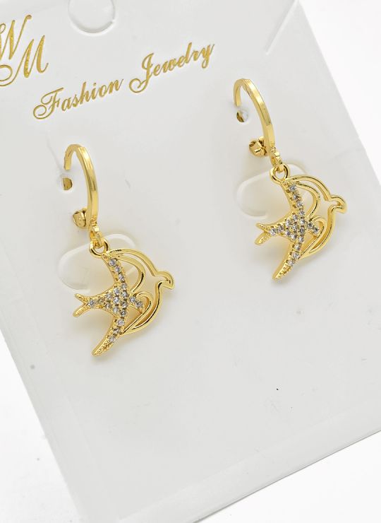 ARETES RODIO MARCA XUPING MICROCIRCONES /YSX