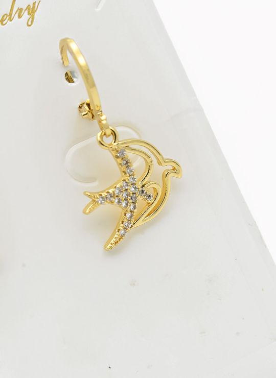 ARETES RODIO MARCA XUPING MICROCIRCONES /YSX