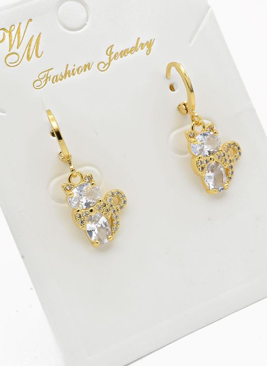 ARETES RODIO MARCA XUPING MICROCIRCONES /YSX