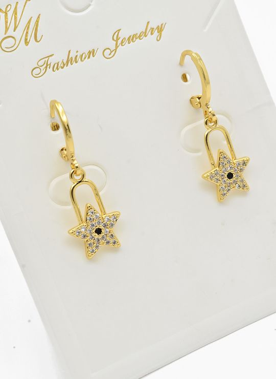 ARETES RODIO MARCA XUPING MICROCIRCONES /YSX