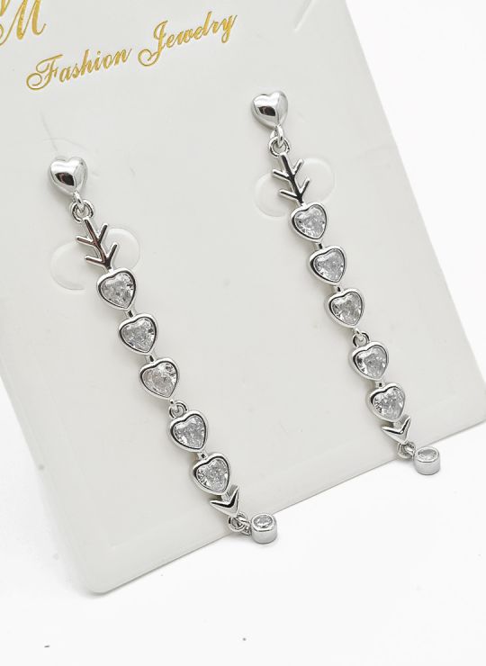 ARETES RODIO MARCA XUPING MICROCIRCONES /YSX