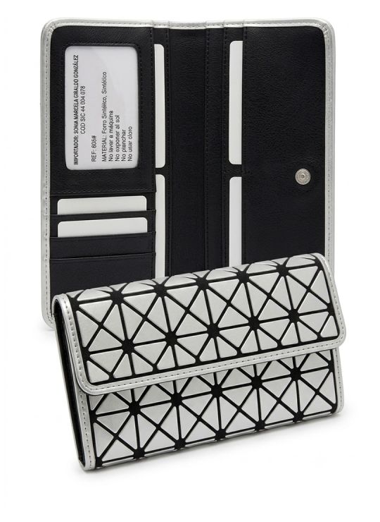 BILLETERA -LARGA  TIPO CARTERA / CALIDAD AAA/ CREMALLERA REFORZADA / MULTIBOLSILLOS