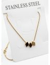 SET DE COLLAR, DIJE EN ACERO INOXIDABLE 316L