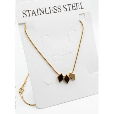 SET DE COLLAR, DIJE EN ACERO INOXIDABLE 316L