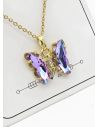 SET DE COLLAR, DIJE Y ARETES EN ACERO INOXIDABLE 316L
