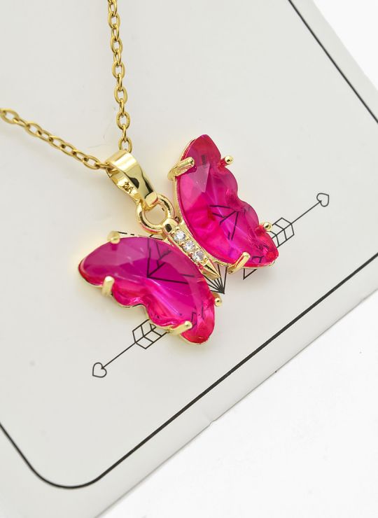 SET DE COLLAR, DIJE Y ARETES EN ACERO INOXIDABLE 316L