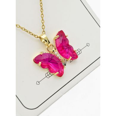 SET DE COLLAR, DIJE Y ARETES EN ACERO INOXIDABLE 316L