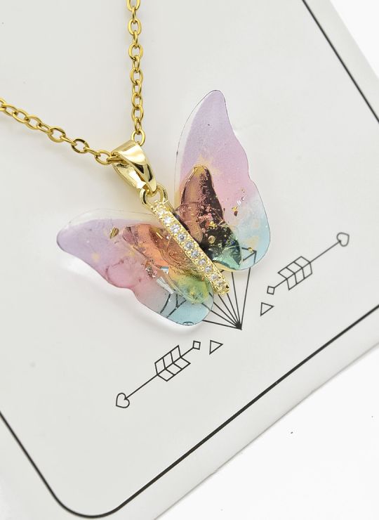 SET DE COLLAR, DIJE Y ARETES EN ACERO INOXIDABLE 316L
