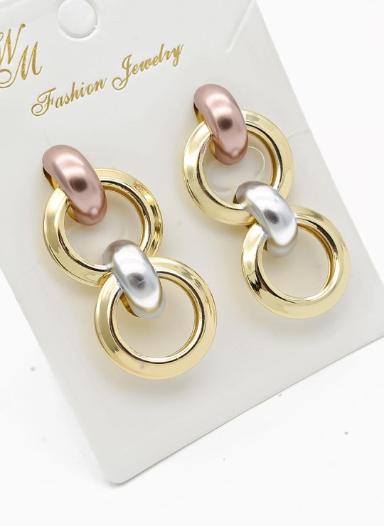 ARETES RODIO MARCA XUPING MICROCIRCONES /YSX
