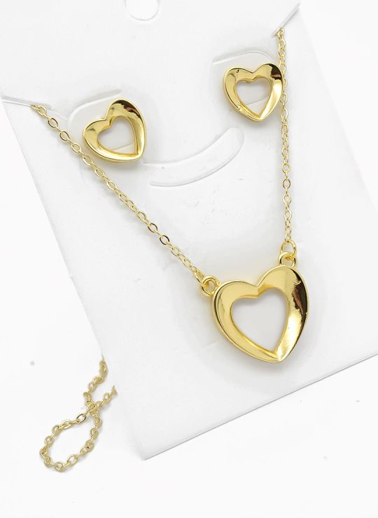 SET DE COLLAR Y DIJE EN RODIO CON MICROCIRCIONES / GARANTIA