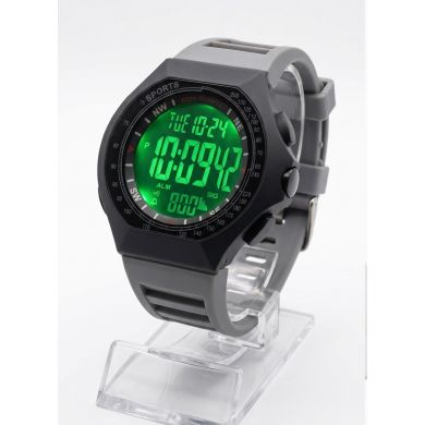 RELOJ MINGRUI SUMERGIBLE 3 METROS DIGITAL FUNCIONAL AL 100% PULSO EN GOMA RESISTENTE- GARANTIA DE 3 MESES