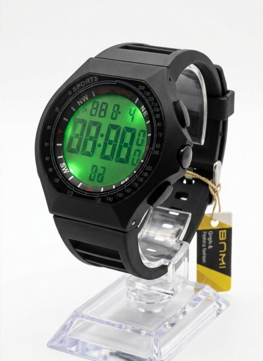RELOJ MINGRUI SUMERGIBLE 3 METROS DIGITAL FUNCIONAL AL 100% PULSO EN GOMA RESISTENTE- GARANTIA DE 3 MESES