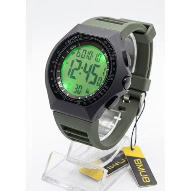 RELOJ MINGRUI SUMERGIBLE 3 METROS DIGITAL FUNCIONAL AL 100% PULSO EN GOMA RESISTENTE- GARANTIA DE 3 MESES
