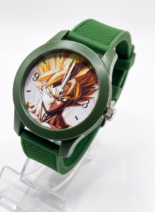 RELOJ DRAGON BALL CALIDAD AA PULSO SILICONA / NO SUMERGIBLE