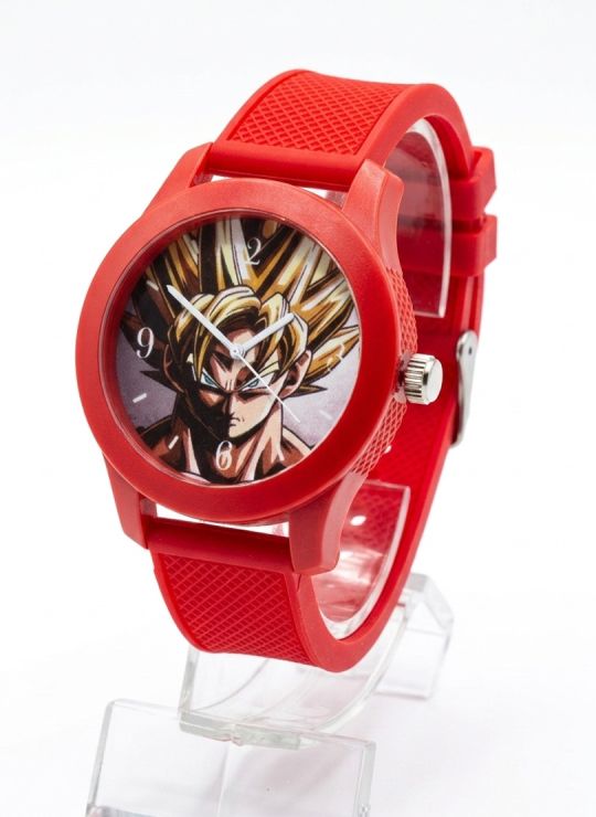RELOJ DRAGON BALL CALIDAD AA PULSO SILICONA / NO SUMERGIBLE