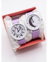 SET DE RELOJ SILICONA PARA AMIGAS CON ESTUCHE Y COJIN DISEÑOS EXCLUSIVOS