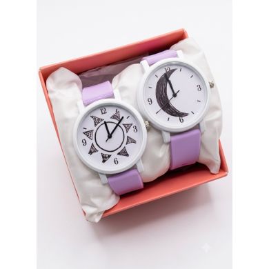 SET DE RELOJ SILICONA PARA AMIGAS CON ESTUCHE Y COJIN DISEÑOS EXCLUSIVOS