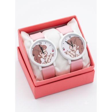 SET DE RELOJ SILICONA PARA AMIGAS CON ESTUCHE Y COJIN DISEÑOS EXCLUSIVOS