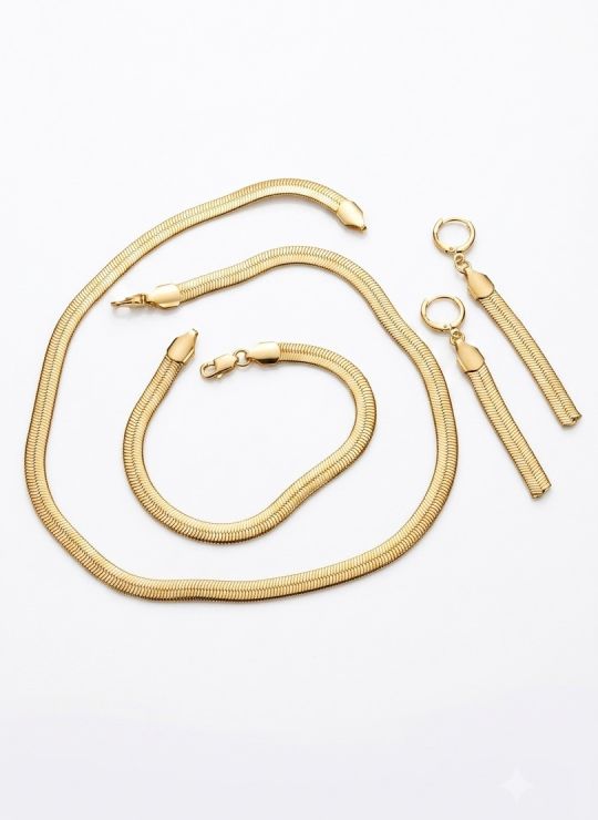 SET DE COLLAR , PULSERA Y DIJES EN RODIO CON MICROCIRCIONES / GARANTIA
