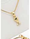SET DE COLLAR Y DIJE EN RODIO CON MICROCIRCIONES