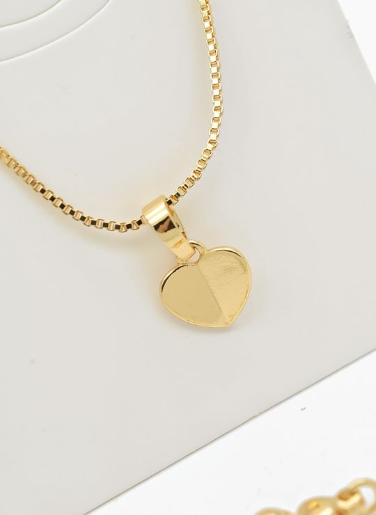 SET DE COLLAR Y DIJE EN RODIO CON MICROCIRCIONES