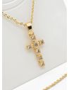 SET DE COLLAR Y DIJE EN RODIO CON MICROCIRCIONES
