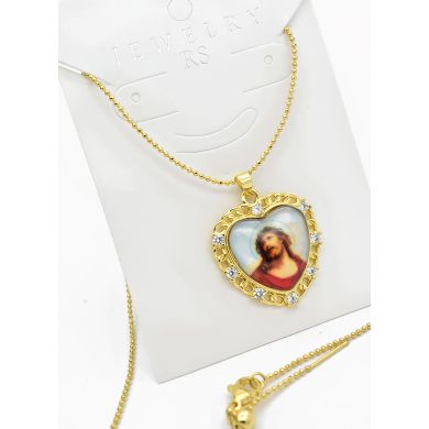 SET DE COLLAR Y DIJE EN RODIO CON MICROCIRCIONES
