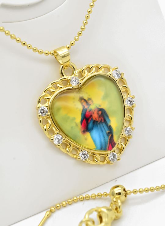 SET DE COLLAR Y DIJE EN RODIO CON MICROCIRCIONES