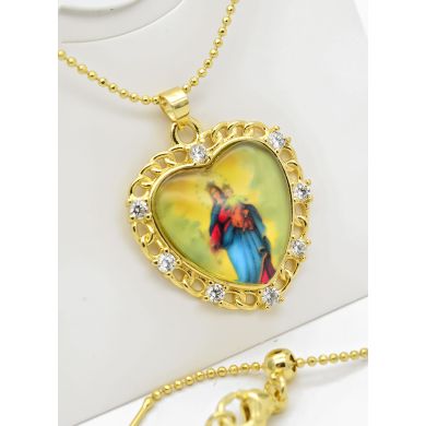 SET DE COLLAR Y DIJE EN RODIO CON MICROCIRCIONES