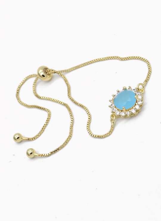 PULSERA / BRAZALETE EN RODIO CON MICROCIRCONES