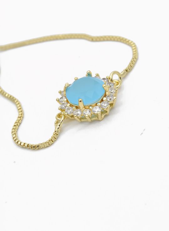 PULSERA / BRAZALETE EN RODIO CON MICROCIRCONES