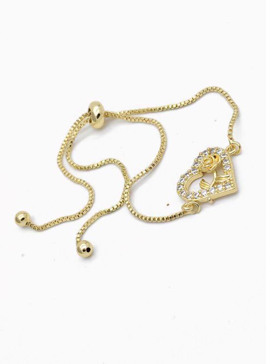 PULSERA / BRAZALETE EN RODIO CON MICROCIRCONES