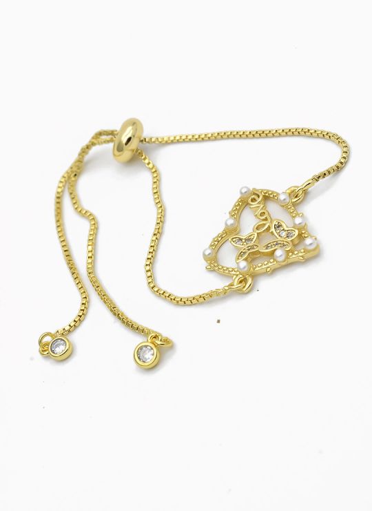 PULSERA / BRAZALETE EN RODIO CON MICROCIRCONES