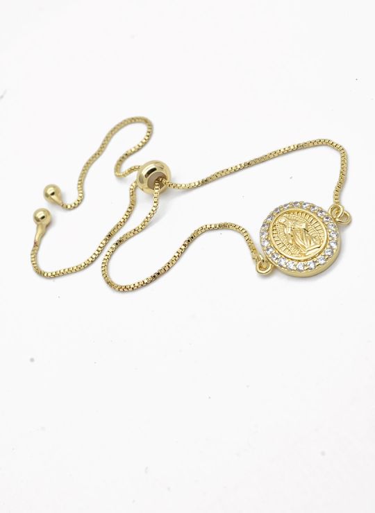 PULSERA / BRAZALETE EN RODIO CON MICROCIRCONES