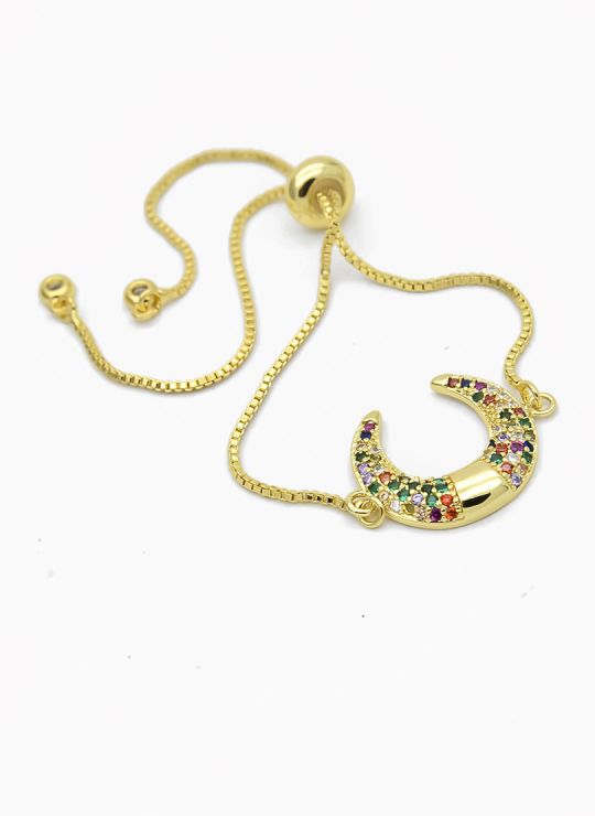 PULSERA / BRAZALETE EN RODIO CON MICROCIRCONES