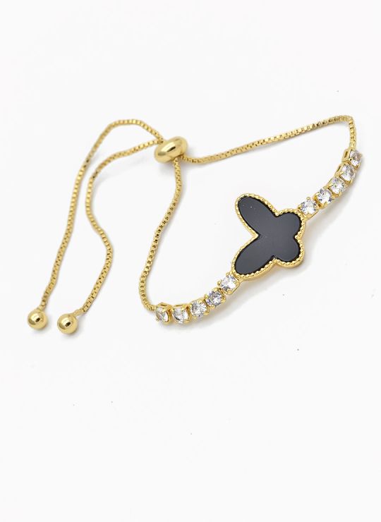 PULSERA / BRAZALETE EN RODIO CON MICROCIRCONES