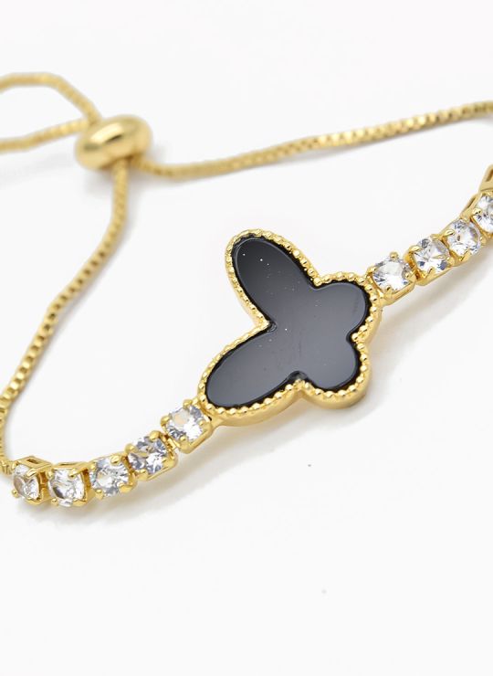 PULSERA / BRAZALETE EN RODIO CON MICROCIRCONES