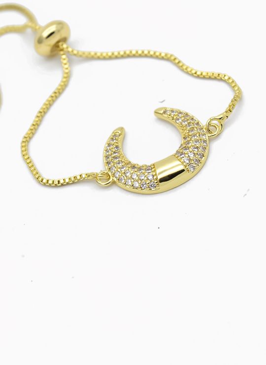 PULSERA / BRAZALETE EN RODIO CON MICROCIRCONES