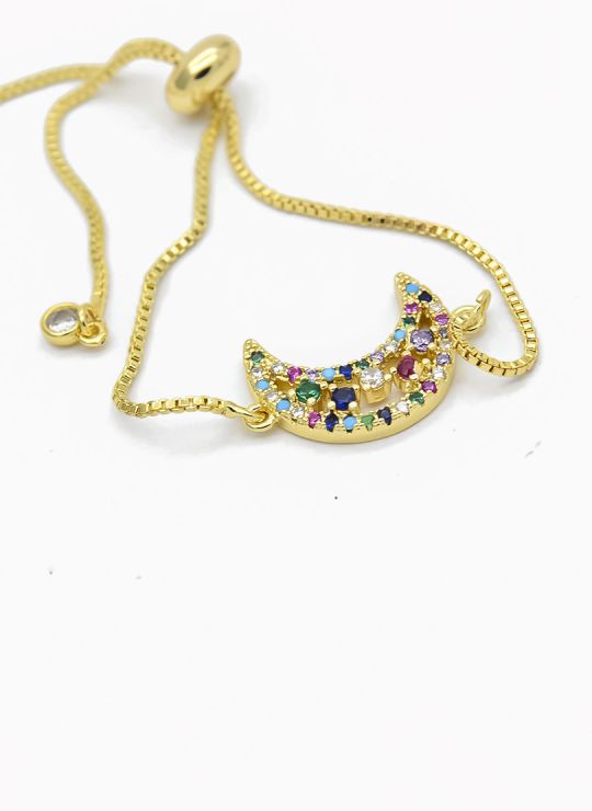 PULSERA / BRAZALETE EN RODIO CON MICROCIRCONES