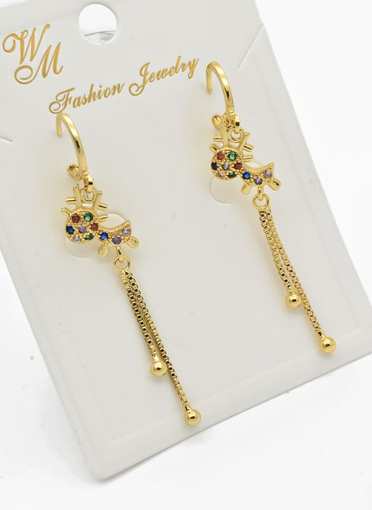 ARETES RODIO MARCA XUPING MICROCIRCONES /YSX